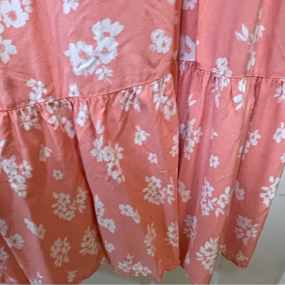 Payton & Parker Plus Peach Maxi Ruffle Dress - Picture 3 of 5